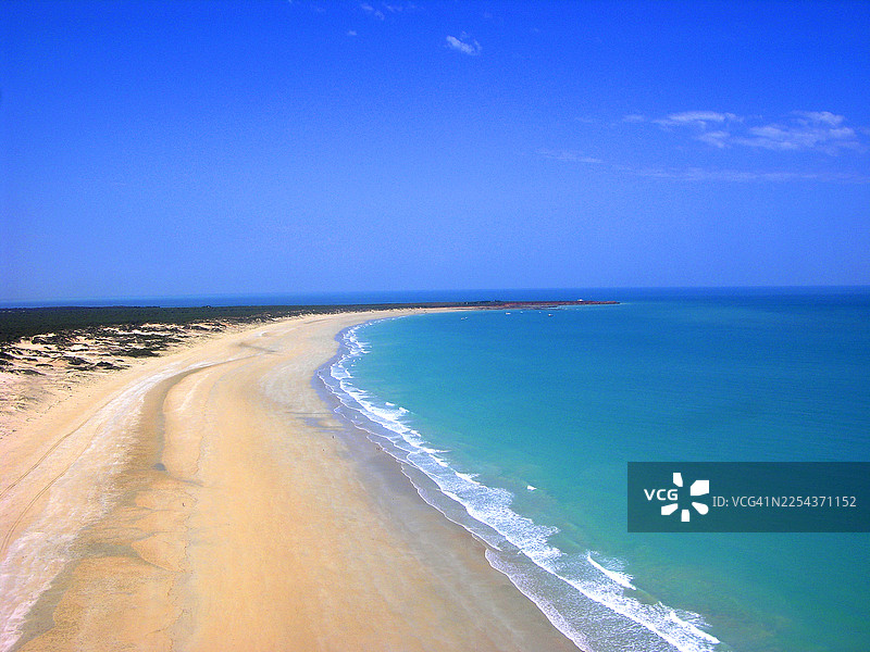 澳大利亚，飞越布鲁姆海滩上空图片素材