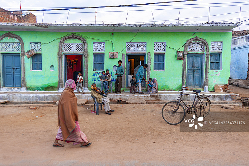印度，奥尔恰的小麦磨坊图片素材