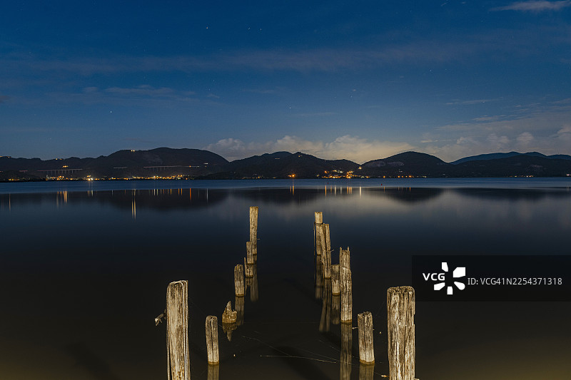 托斯卡纳，马萨乔科利湖。图片素材