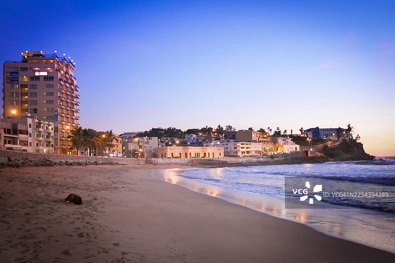 马萨特兰奥拉阿尔塔斯的城市海滨图片素材