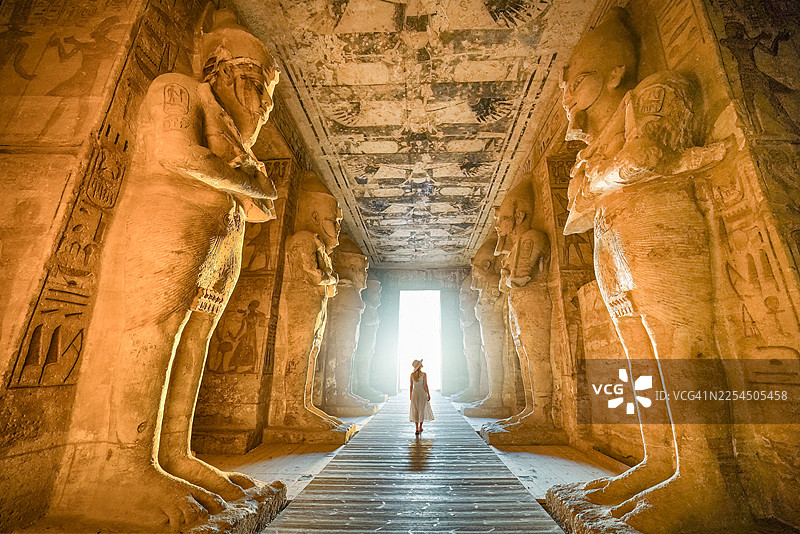 阿布辛贝勒的光图片素材