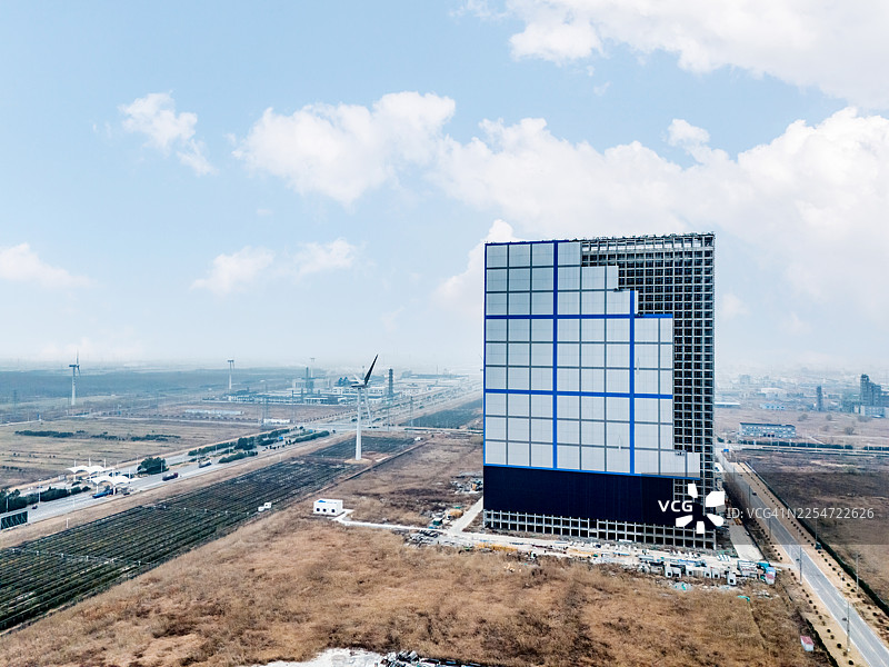 重力储能发电站图片素材