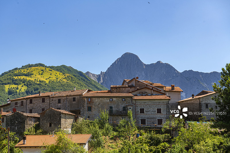 托斯卡纳，乌利亚恩卡尔多村图片素材