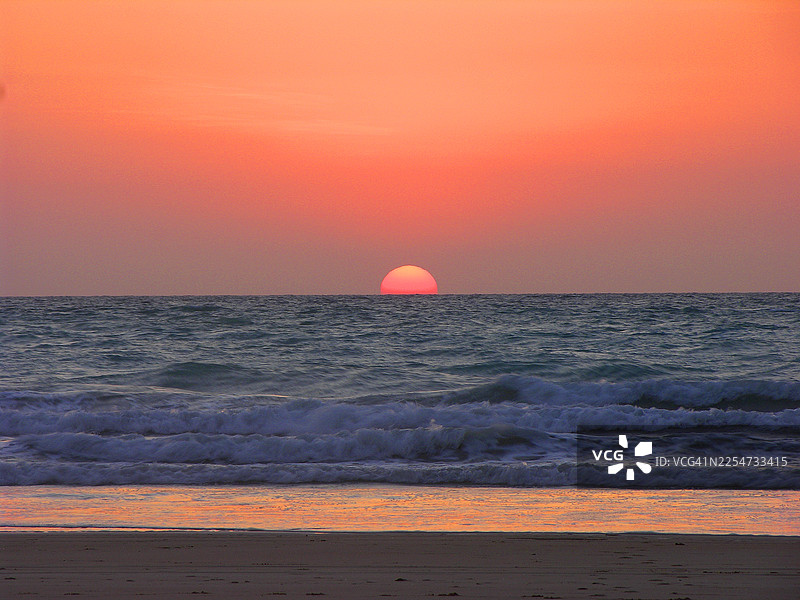 西澳大利亚，日落图片素材