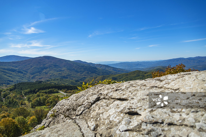 托斯卡纳，拉维尔纳修道院周边风景图片素材