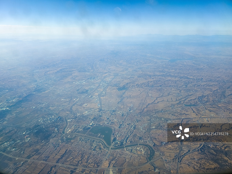 城市景观的鸟瞰图图片素材