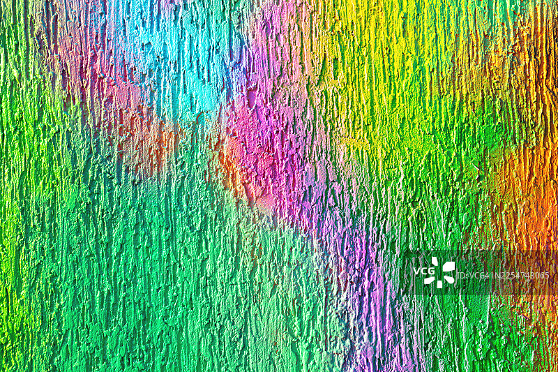 充满活力的粉彩色抽象纹理，采用绿色、紫色、粉色，适用于现代90年代设计图片素材