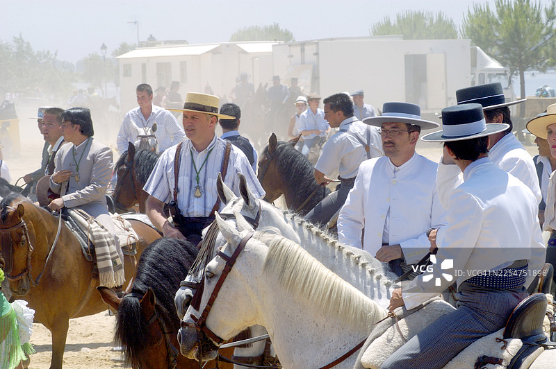 安达卢西亚，埃尔罗西奥朝圣节图片素材