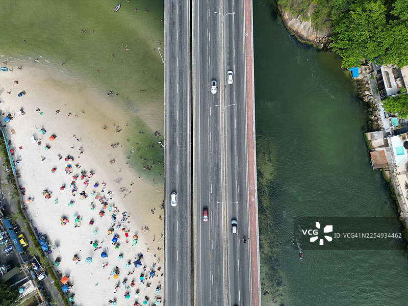 若廷加桥 - 拉各亚巴拉公路 - 里约热内卢图片素材