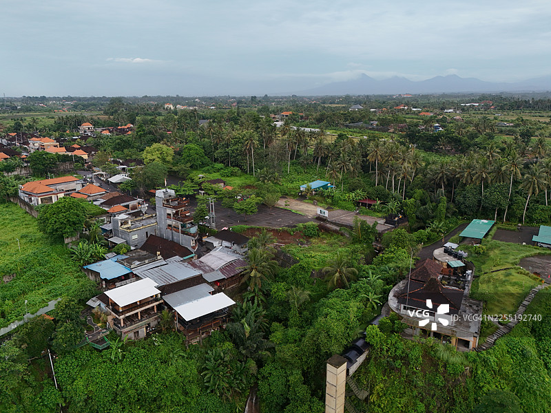 巴厘岛 Gianyar 的河流与热带风光图片素材