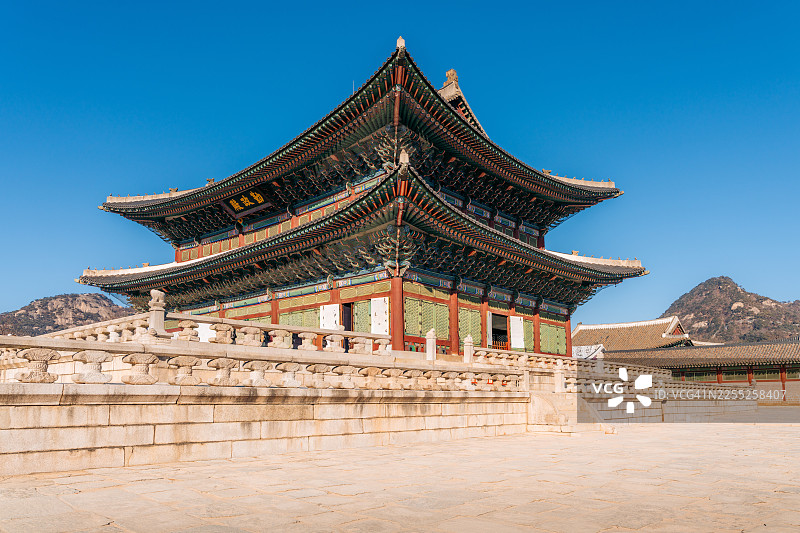 韩国首尔景福宫图片素材