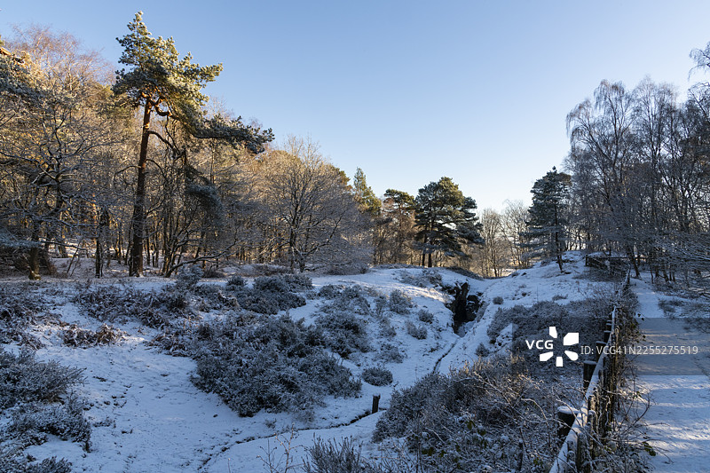 英格兰柴郡奥尔德利艾奇的发动机静脉矿图片素材