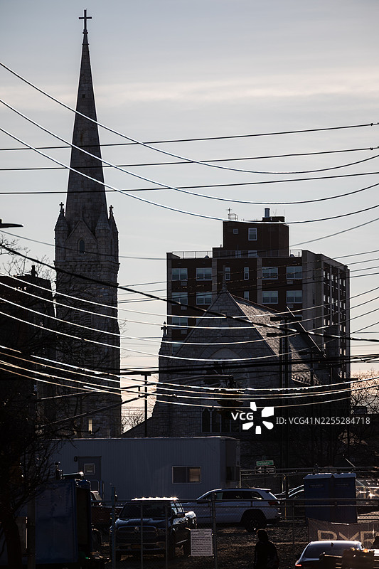 新罗谢尔市中心景观图片素材