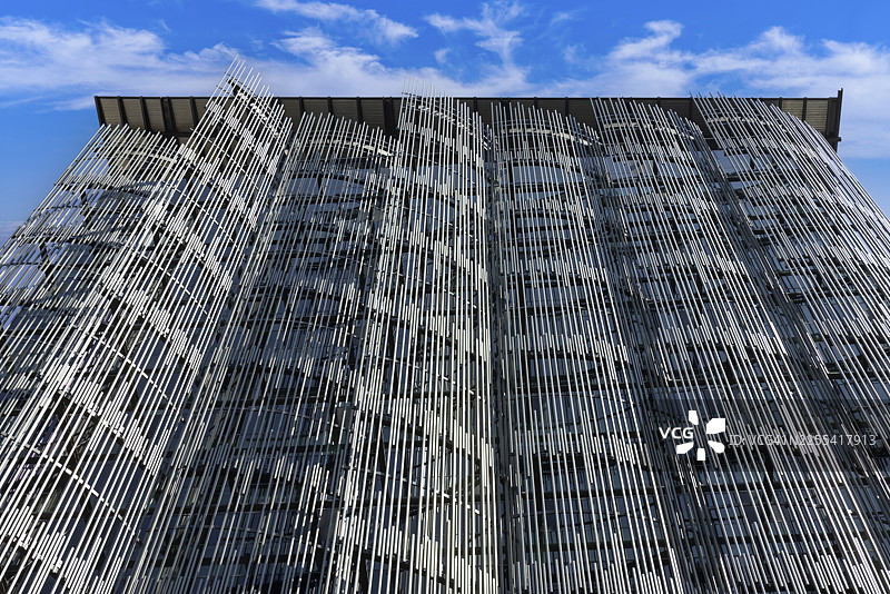 美国，波特兰市中心街道，金融中心和先锋村区图片素材