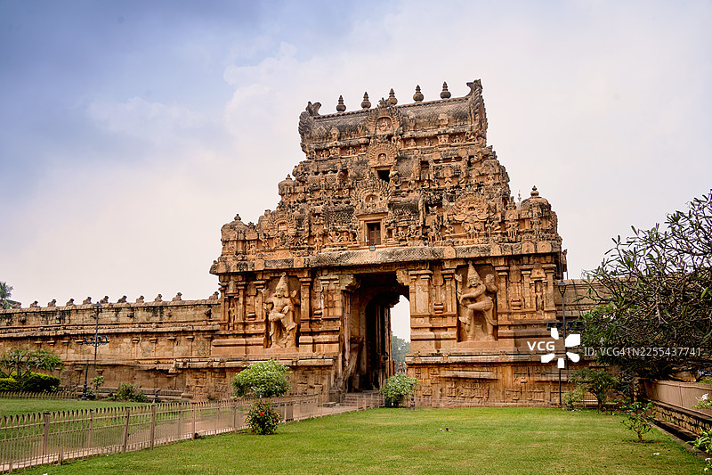 位于坦贾武尔的布里哈迪希瓦拉神庙，又称佩鲁乌代亚尔科维尔。图片素材