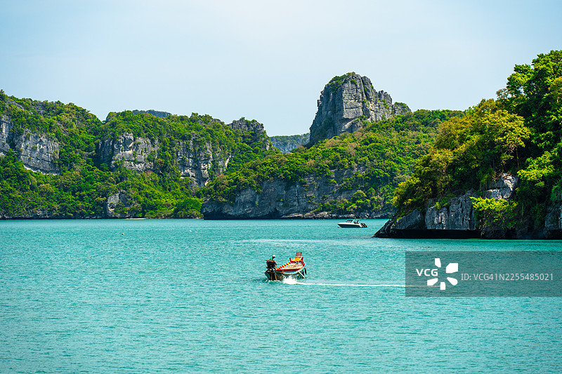 泰国素叻他尼府安通群岛的绝美自然风光图片素材