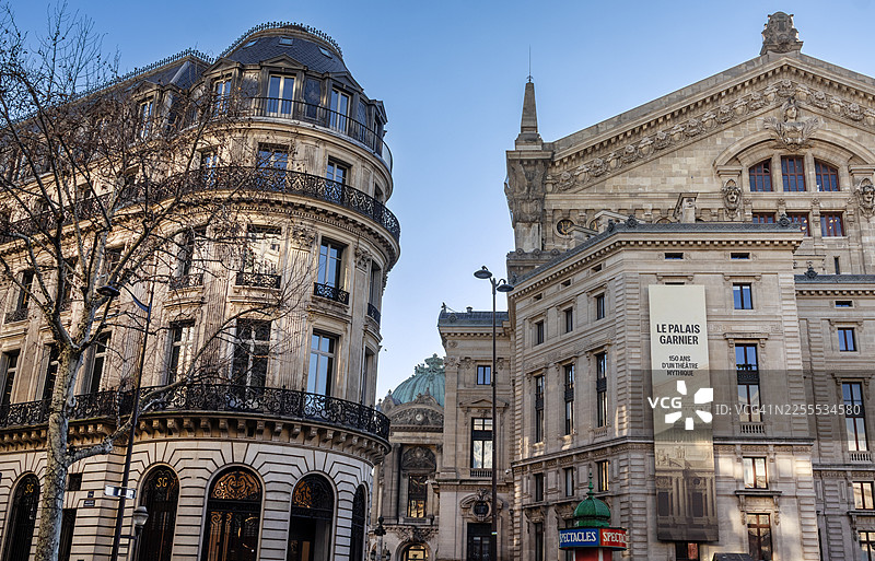 巴黎歌剧院区，法国图片素材