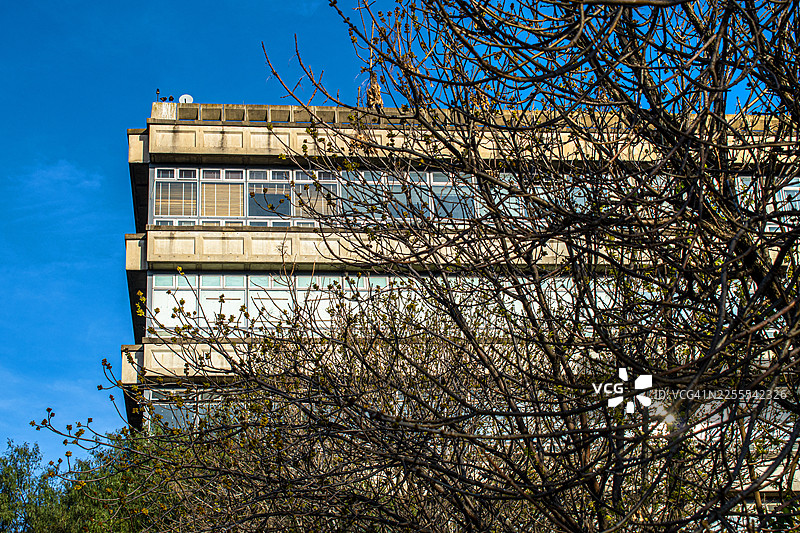 布宜诺斯艾利斯大学。建筑外部。布宜诺斯艾利斯大学城（UBA）。阿根廷布宜诺斯艾利斯大学城。图片素材