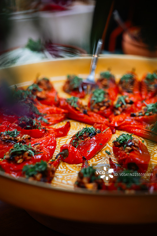 土耳其地道美食小吃特写图片素材
