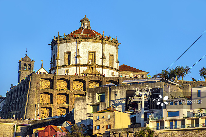 塞拉杜皮拉尔修道院。塞拉杜皮拉尔修道院。加亚新城，葡萄牙。图片素材