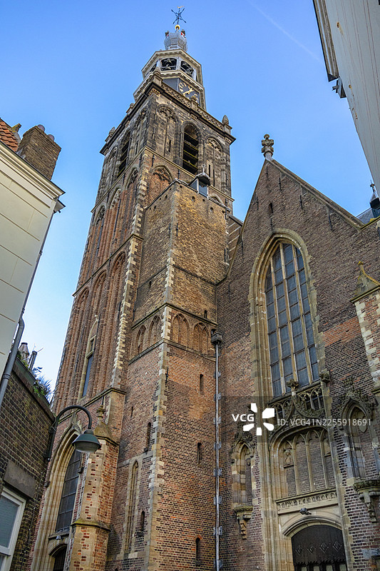 荷兰 Gouda 圣约翰教堂图片素材