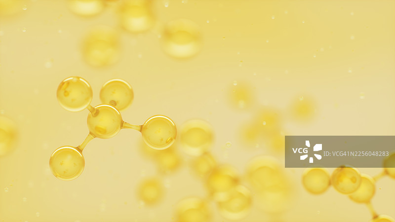 透明的分子结构图片素材