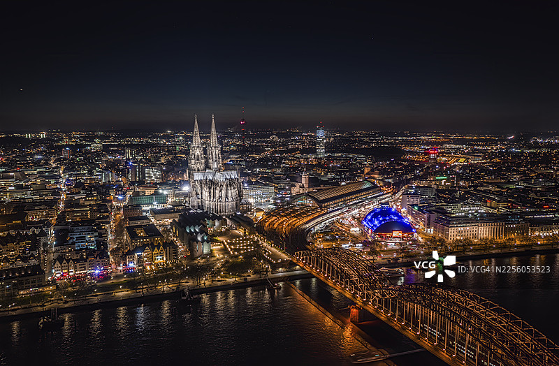 德国科隆延时摄影图片素材