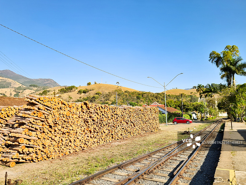 巴西米纳斯吉拉斯州铁路网图片素材