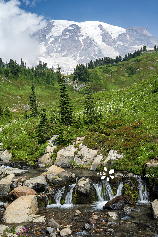 默特尔瀑布上游图片素材