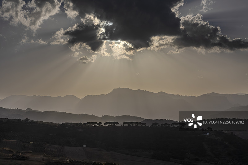 西班牙南部安达卢西亚的二级城市图片素材