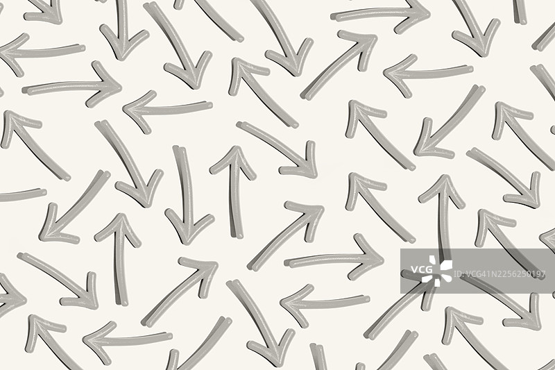 指向不同方向的箭头图片素材