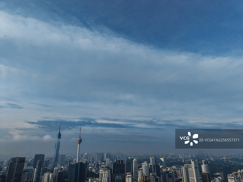 吉隆坡天际线， featuring 吉隆坡塔和默迪卡118图片素材