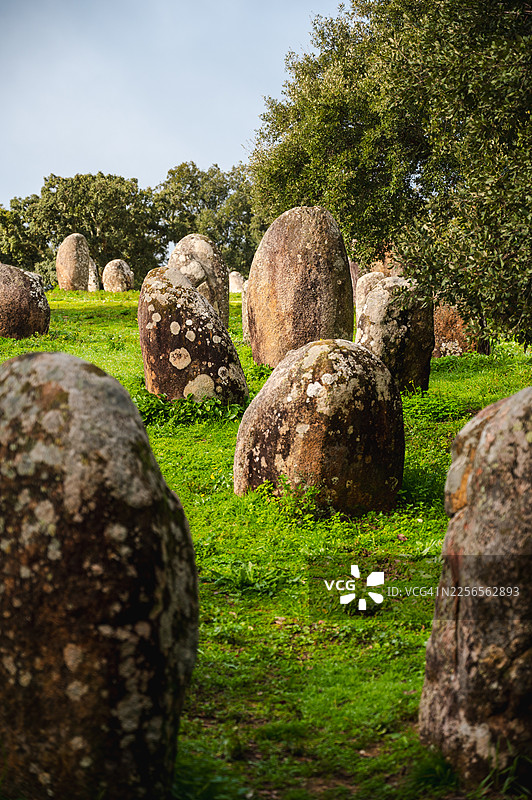葡萄牙阿尔门德拉斯石圈图片素材