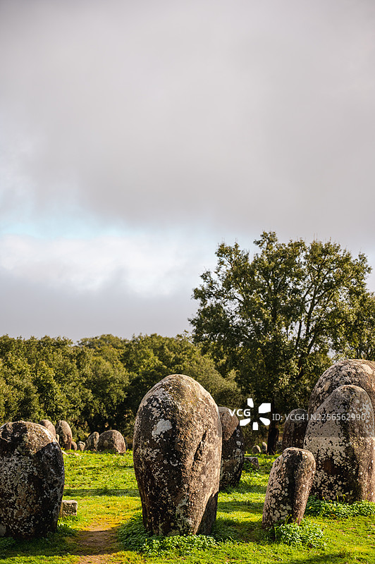葡萄牙阿尔门德雷斯石圈图片素材