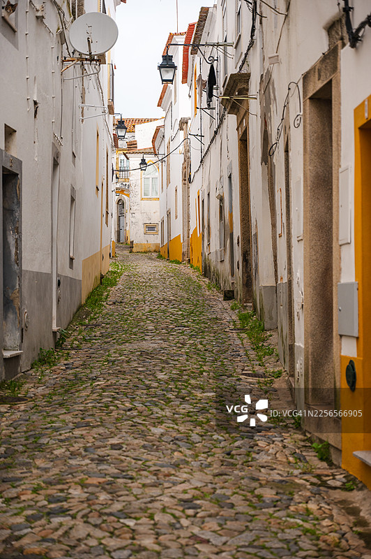 埃武拉的城市街道图片素材