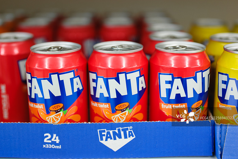 芬达汽水罐 - 新口味图片素材