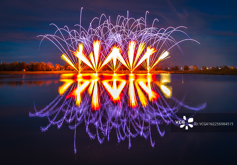 卡尔加里烟花节 - 全球节图片素材