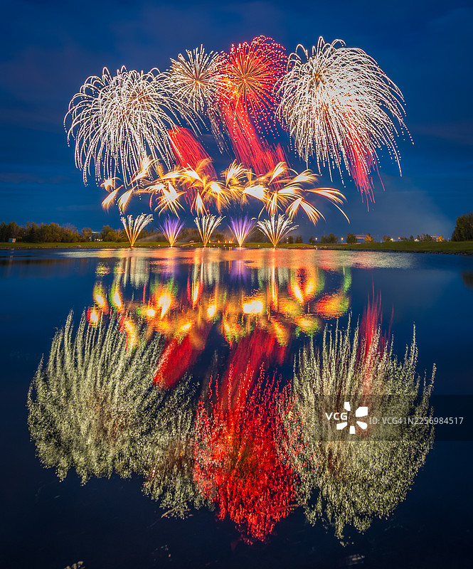卡尔加里烟花节 - 全球节图片素材