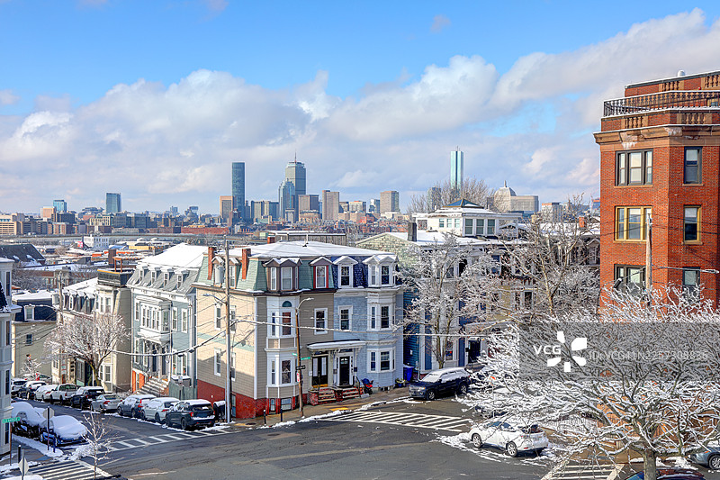 南波士顿的冬天图片素材