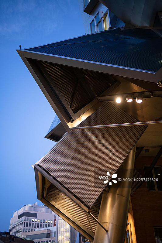 麻省理工学院（MIT）的雷·斯塔塔中心，剑桥图片素材