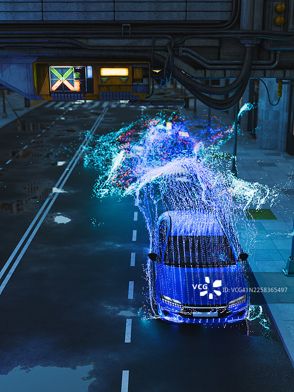 城市中的汽车图片素材