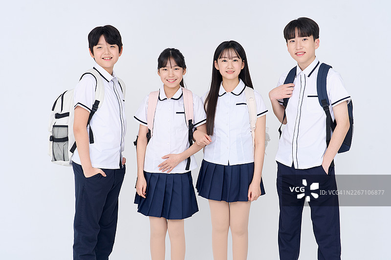 努基，手势，青少年，初中生，夏装图片素材