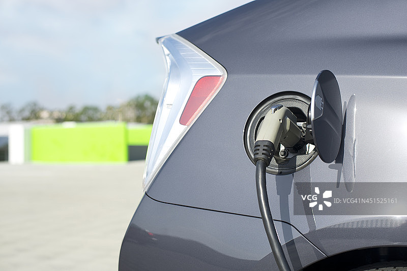 电动汽车充电图片素材