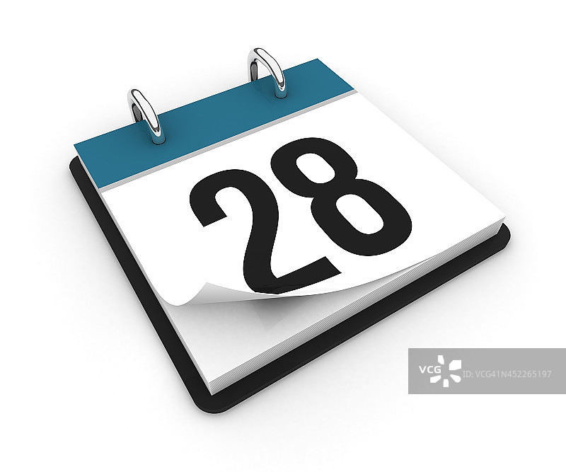 日历 - 28号图片素材