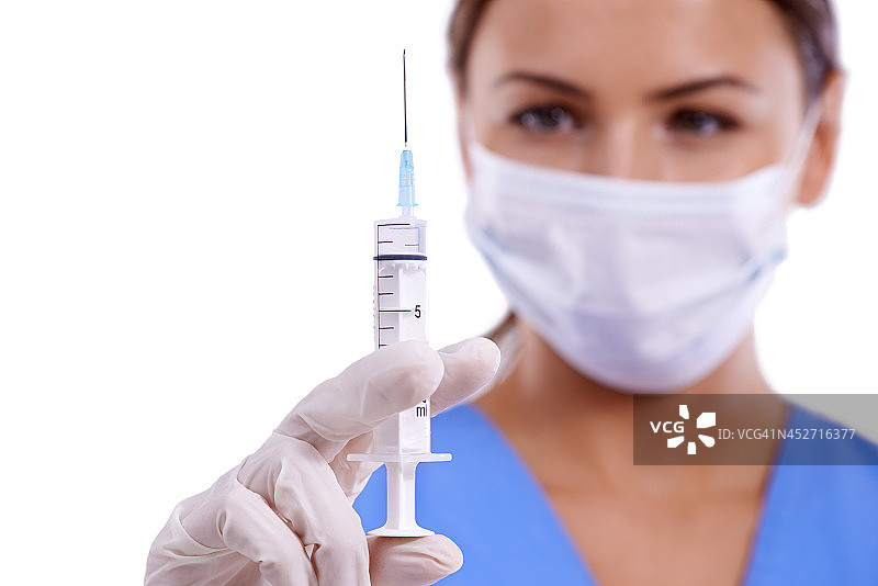 轻微刺痛，一切就结束了图片素材