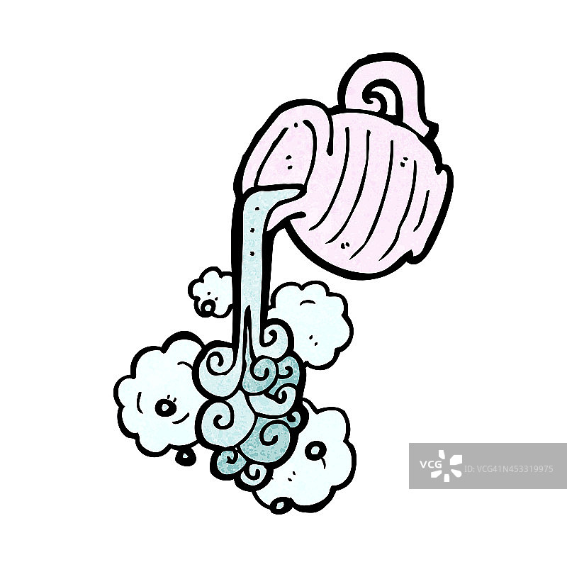 卡通水瓶座标志图片素材