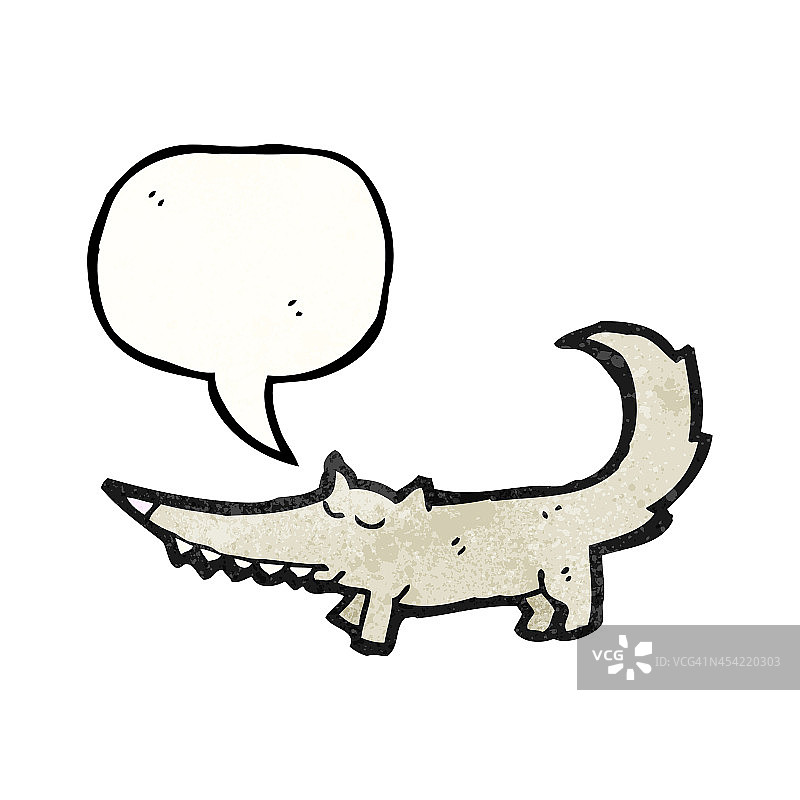 小狼卡通图片素材