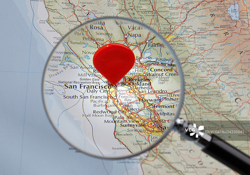 旧金山地图图片素材