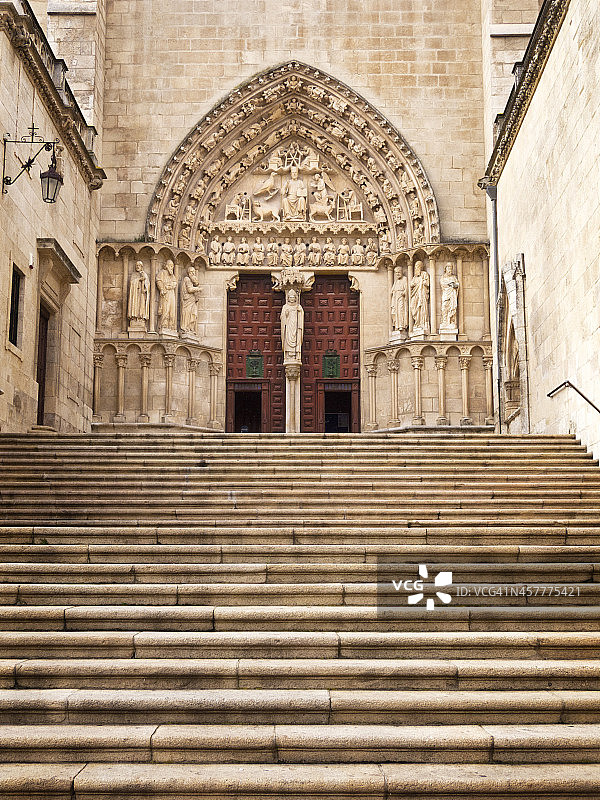 布尔戈斯大教堂的萨门塔尔门图片素材