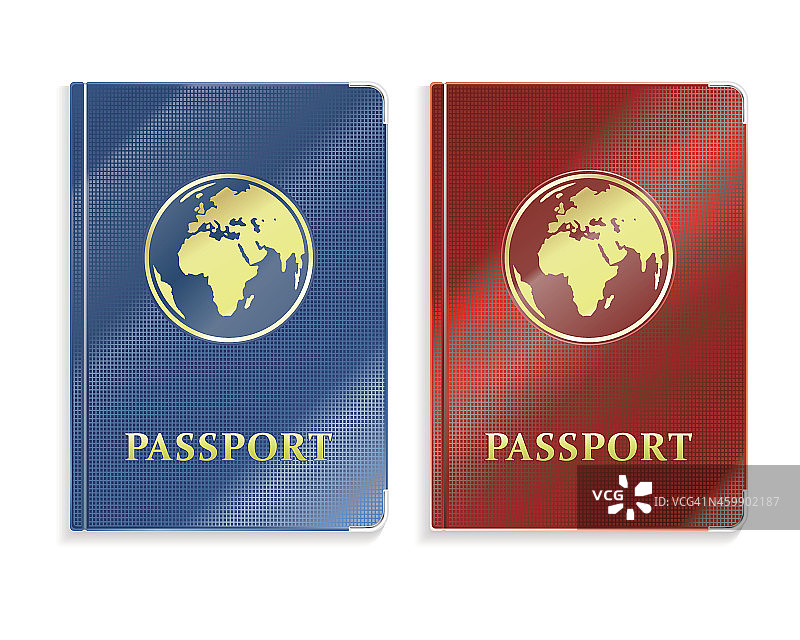两本护照图片素材